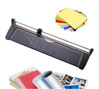 Massicot rotatif robuste de précision pour papier A2/A3/A4/A5, photos et cartes, loisirs créatifs, scrapbooking et utilisation au bureau