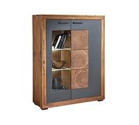 MASSIVMOEBEL24.DE Buffet 103x40 Palissandre teinté Brun Turin #03