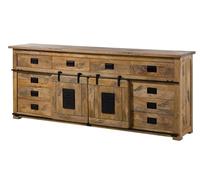Buffet en bois de manguier laqué brun clair RAILWAY N° 192