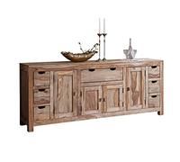 Long buffet - Bois massif de palissandre huilé - NATURE GREY #080