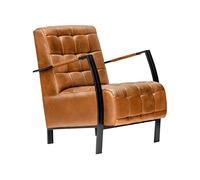MASSIVMOEBEL24.DE Fauteuil Brun Iron Label #13 | 64 cm (BxTxH)17kgIndustrielmonté