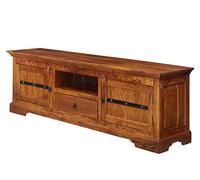 MASSIVMOEBEL24.DE Meuble TV 170x40 Acacia laqué Miel Oxford #0324