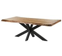 MASSIVMOEBEL24.DE Table à Manger Manguier Natur laqué Freeform | 200x100x77 cm (BxTxH)84kgModernedémontémassif