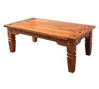 MASSIVMOEBEL24.DE Table Basse 110x60 Acacia laqué Miel Oxford #0428