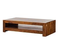 Table basse 135x70cm - Bois massif de palissandre laqué - DUKE #120