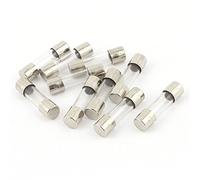 Masslla Lot de 10 fusibles rapides en verre 250 V 250 mA 0,25 A 5 x 20 mm