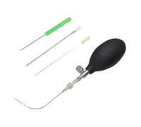 Masslla Outil de soufflage d'œufs simple pour vider les œufs - Pompe à œufs et perceuse avec un trou - Kit de décoration pour la fabrication d'œufs de Pâques