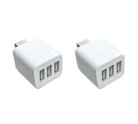 Masslla Tuya Smart Zigbee 3 Lot de 2 adaptateurs USB 5 V Mini bloc d'alimentation USB Smart Life Control via Yandex