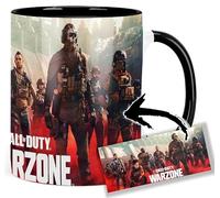 MasTazas Call Of Duty Warzone Tasse Ceramique Intérieure et Poignée Noire Mug