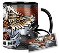 MasTazas Harley Tasse Davidson A Tasse Ceramique Intérieure et Poignée Noire Mug
