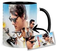 MasTazas Mission Impossible Rogue Nation Tom Cruise Jeremy Renner Tasse Ceramique Intérieure et Poignée Noire Mug
