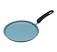 MasterClass Poêle À Crêpes Antiadhésive Eco Crepe Maker, 24 cm, Sécurité Induction, Aluminium, Noir Et Bleu