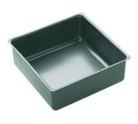 MasterClass Plat À Gâteaux, Grand Moule Carré De 30 cm, Antiadhésif Et À Fond Souple, Acier Au Carbone 1 mm, Sans PFOA, 12 Pouces, Gris