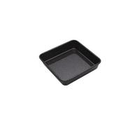 MasterClass Plaque à pâtisserie carrée, en acier résistant aux rayures et à l'induction, avec revêtement en émail vitrifié, 23 cm (9 pouces), noir