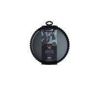 MasterClass – Moule tarte/quiche fond amovible antiadhésif PTFE/PFOA/BPA acier carbone 1 mm 23 cm