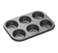 MasterClass – Moule à 6 muffins antiadhésif, acier au carbone, 27 x 18 cm