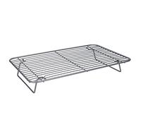 Master Class Smart Ceramic - Grille de Cuisson / Refroidissement avec Revêtement Antiadhésif, Pieds Repliables, Acier au Carbone, 35,5 x 23 cm
