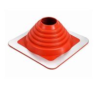 MASTER FLASH Silicone Standard #3 -Traversée de toit - Gaine de toit en silicone pour tuyaux et tuyaux - Passe-toit - Joint d'étanchéité - Résistant jusqu'à 260°C - Bride flexible - (0-146 mm)