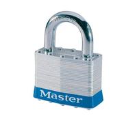 Master Lock 5EURD Cadenas en Acier Lamin ris, 7,4 x 5,1 x 3,3 cm