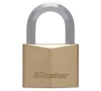Master Lock 1165EURD Cadenas n Laiton Massif et Anse Hexagonale, Doré, 9,1 x 6 x 2,6 cm