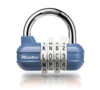 Master Lock 1534EURD : Serrure à combinaison numérique ou à lettres, couleur aléatoire, dimensions : 5,9 x 6,4 x 2,6 cm