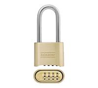 Master Lock 175DLHWD Serrure à combinaison, laiton, manille de 6,3 cm