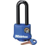 Master Lock 312DLH Cadenas à goupilles en acier laminé, bleu