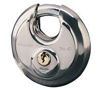 Master Lock Stainless Steel Round Padlock Argenté 70 mm