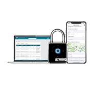 Master Lock 4400EUREC Cadenas Bluetooth connecté pour usage privé ou professionnel, Intérieur, Accès bluetooth avec votre smartphone