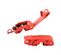 Master Lock 493B Bloque disjoncteur Grip Tight™ pour Consignation Electrique avec interrupteurs à bascules standard simples et doubles, 13 x 7 x 3 cm