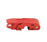 Master Lock 493B Bloque disjoncteur Grip Tight™ pour Consignation Electrique avec interrupteurs à bascules standard simples et doubles, 13 x 7 x 3 cm
