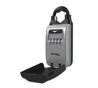 Master Lock 5420EC Set Your Own Boîte de serrure portable à combinaison avec anse réglable, noir, capacité de 6 clés