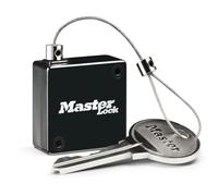 Master Lock 5490EURD Retractable Key Tether for Key Safe, Up to 91 cm long