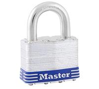 Master Lock 5EURD Cadenas en Acier Lamin ris, 7,4 x 5,1 x 3,3 cm