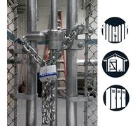 Master Lock 5EURD Cadenas en Acier Lamin ris, 7,4 x 5,1 x 3,3 cm