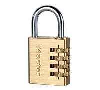 Cadenas à combinaison MASTERLOCK programmable - 40 mm de large - Laiton - 604EURD