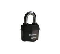 Master Lock 6127EURD Cadenas en acier laminé avec protection thermoplastique 67 mm Anse 35 mm