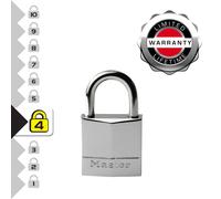 Master Lock Brass A Chromed Plated Padlock Argenté 30 x 18 mm