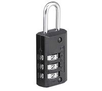Master Lock 646EURD Cadenas à Combinaison avec Corp en Zinc, Noir, 6,3 x 2 x 1 cm