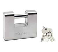 Master Lock 690EURD Cadenas Rectangulaire en Zinc ris, 10,4 x 9 x 2,9 cm Gris G