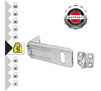 Master Lock 703EURD Moraillon pour Verrouillage de Porte Extérieure, 8,9 x 3,5 cm