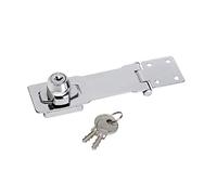 Master Lock 725EURD Porte Cadenas en acier 11,8 cm avec finition chromée, Argent