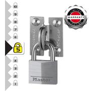 Master Lock – Pack 914060REURD – Œillets droits et cadenas à clé