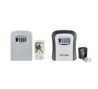 Master Lock Boite a Clef Blanche, Fixation Murale, Extérieur, 11.9 x 8.5 x 3.6 cm & GRIFEMA Boite a Clefs - Murale Boite a vec Code Sécurisée Exterieur