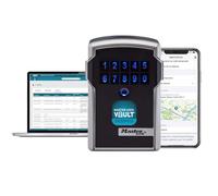 Master Lock Boite a Clef Connectée Bluetooth pour Applications Professionnelles, Fixation Murale, Bluetooth ou Combinaison, Extérieur, 12.7 x 8.3 x 5.9 cm