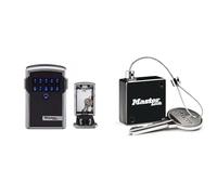 Master Lock Boite à Clés Sécurisée connectée + Câble Rétractable [Bluetooth] [Fixation Murale] - 5441EURD - Select Access Smart Partagez Un accès à Vos Clés à Distance