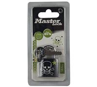 Cadenas MASTER LOCK 30mm Acier Imprimé Tete de Mort