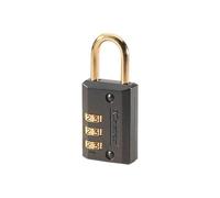 Master lock cadenas à combinaison finition noire 30 mm