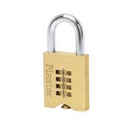 Master Lock Cadenas à combinaison Laiton massif 50 mm 651EURD