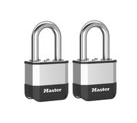 Master Lock Cadenas A Goupille Laminée 52mm Anse 38mm Lot De 2 MLKPK5TLF